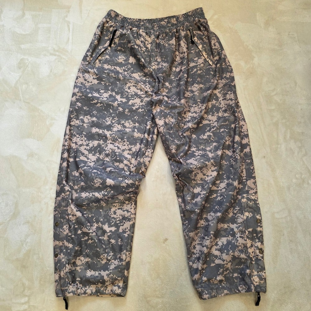Master Sportsman Digital Camo Pants Size L Rugged Outdoor Gear Hunting Wind Rain